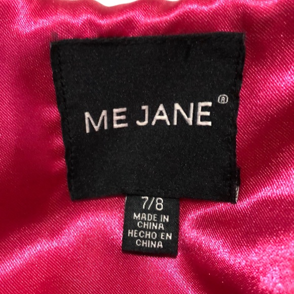 Girls Black Dress Coat - Picture 4 of 5